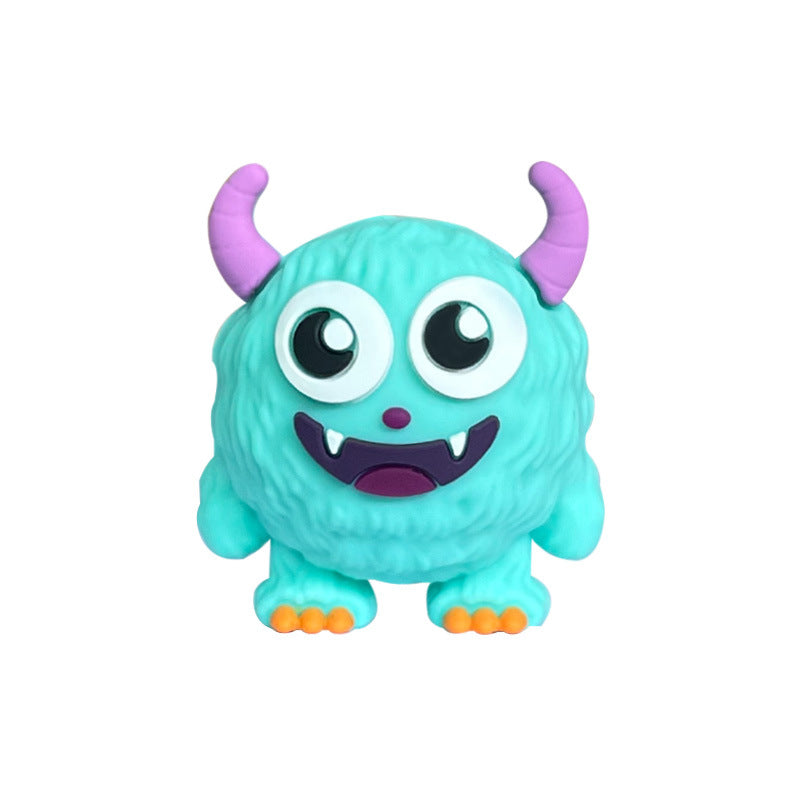 Wholesale 20pcs/pack Food grade 3D silicone monster teether beads